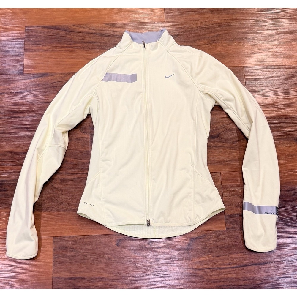 Nike Dri-FIT Running Jacket Zip Up Women's Small Reflective Y2K Activewear